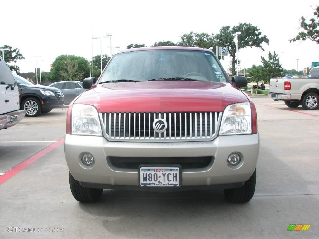 2003 Mountaineer Convenience - Vivid Red Metallic / Medium Dark Parchment photo #8