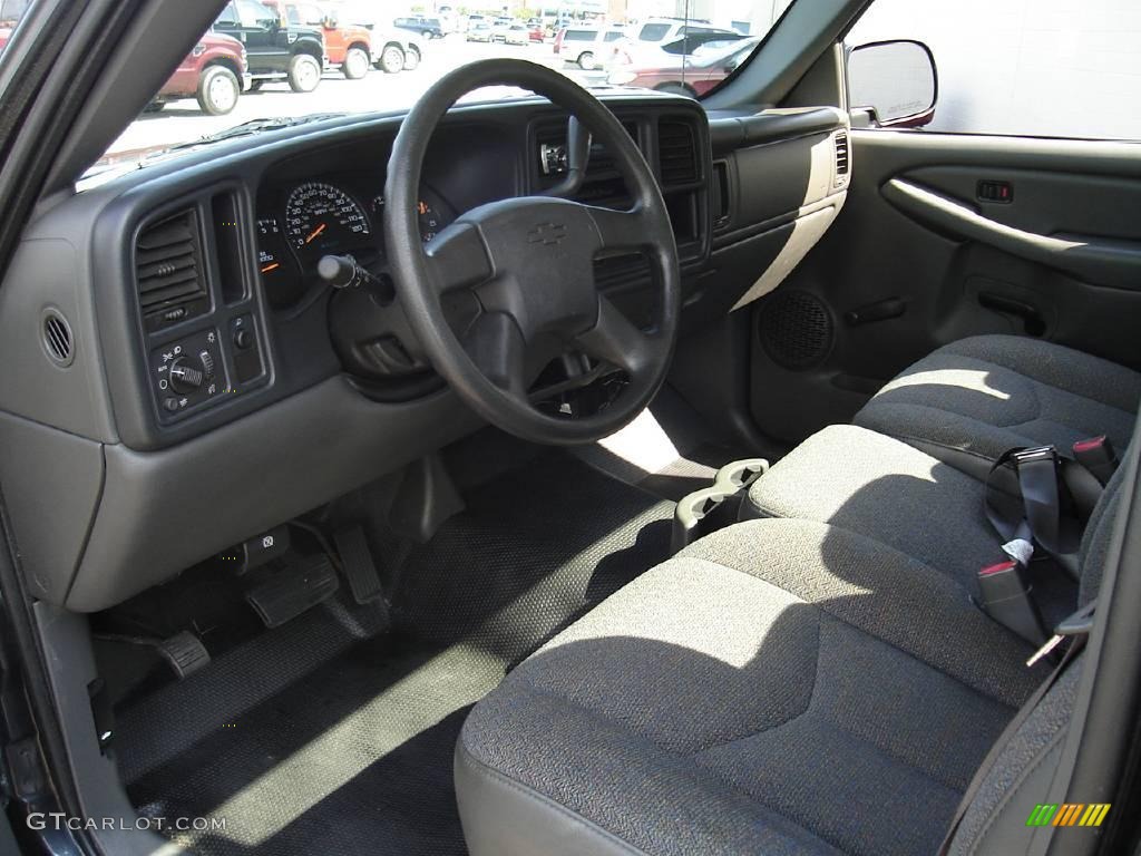 2005 Silverado 1500 Regular Cab - Black / Dark Charcoal photo #17