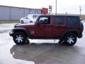 2007 Red Rock Crystal Pearl Jeep Wrangler Unlimited X  photo #49