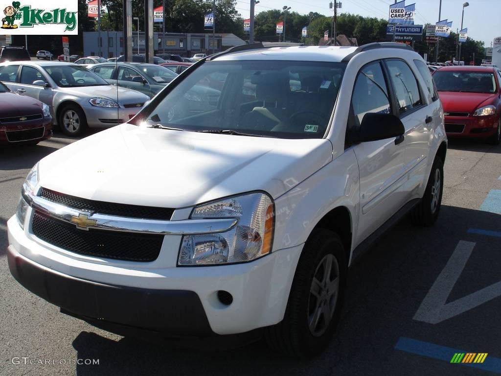 2006 Equinox LS AWD - Summit White / Light Gray photo #14