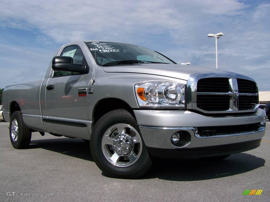 2009 Ram 2500 SLT Regular Cab - Bright Silver Metallic / Medium Slate Gray photo #1