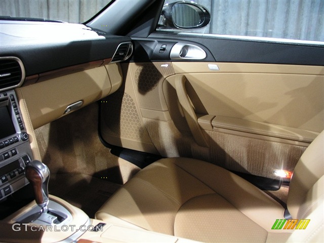 2007 911 Turbo Coupe - Slate Grey Metallic / Sand Beige photo #12