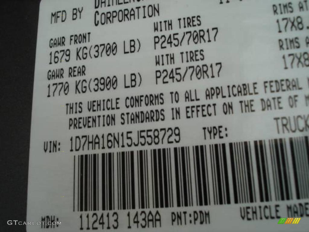 2005 Ram 1500 SLT Regular Cab - Mineral Gray Metallic / Dark Slate Gray photo #18