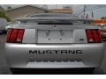 2002 Satin Silver Metallic Ford Mustang V6 Coupe  photo #9