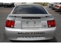 2002 Satin Silver Metallic Ford Mustang V6 Coupe  photo #10