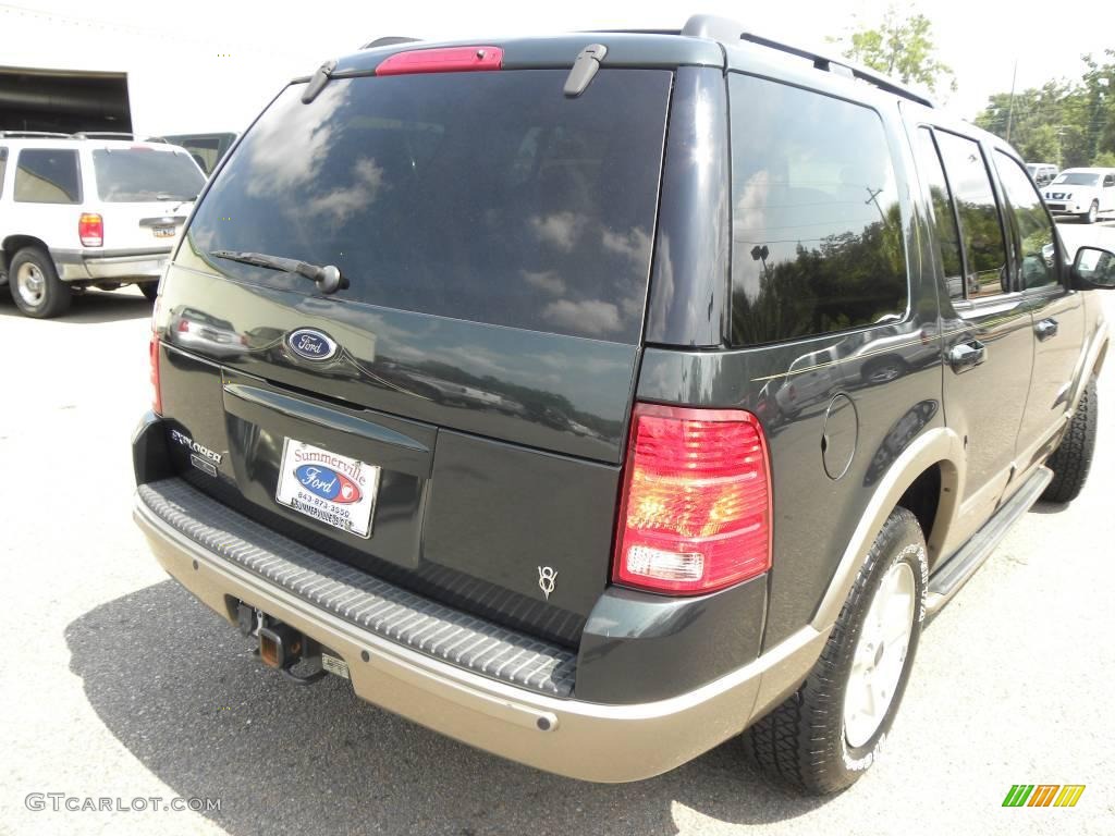 2004 Explorer Eddie Bauer 4x4 - Aspen Green Metallic / Medium Parchment photo #15