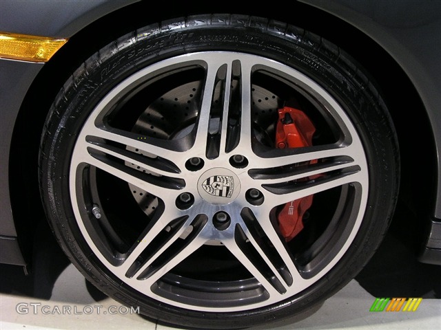 2007 911 Turbo Coupe - Slate Grey Metallic / Sand Beige photo #16