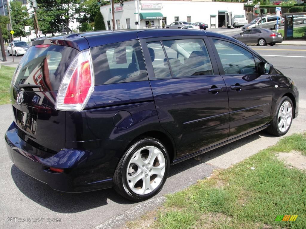 2008 MAZDA5 Sport - Stormy Blue / Black photo #5