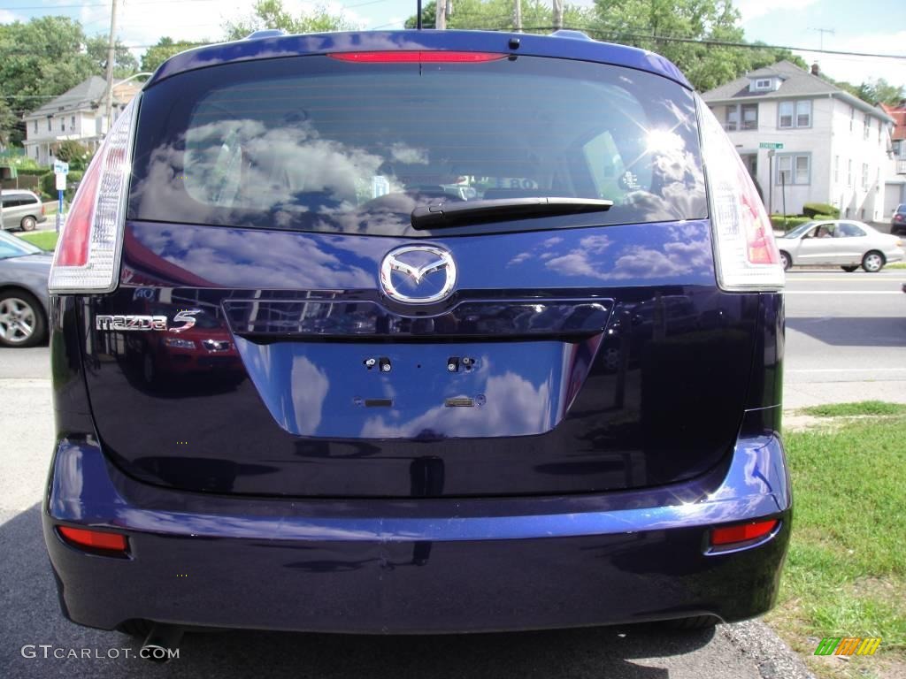 2008 MAZDA5 Sport - Stormy Blue / Black photo #6