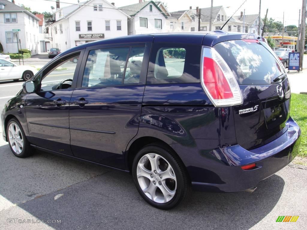 2008 MAZDA5 Sport - Stormy Blue / Black photo #8