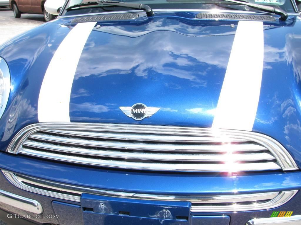 2004 Cooper Hardtop - Indi Blue Metallic / Panther Black photo #12