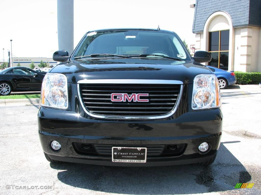 2007 Yukon SLT - Onyx Black / Light Titanium photo #2