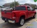 2008 Fire Red GMC Sierra 1500 SLE Crew Cab  photo #4