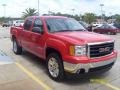 2008 Fire Red GMC Sierra 1500 SLE Crew Cab  photo #5