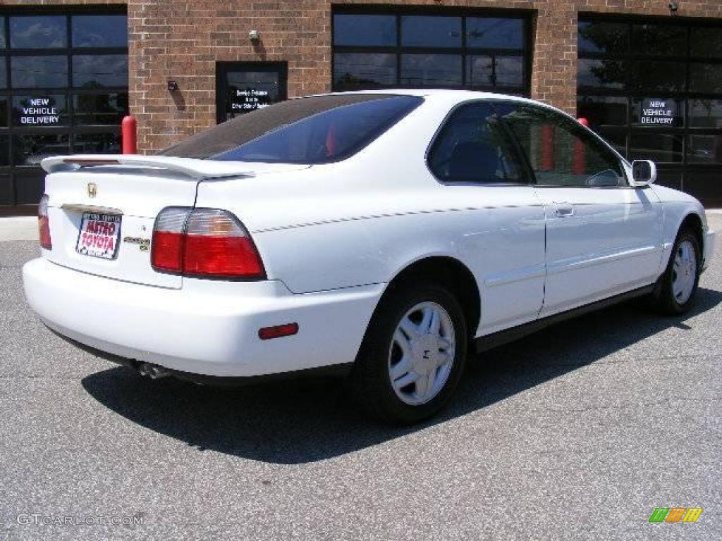 1997 Accord EX Coupe - Frost White / Ivory photo #3