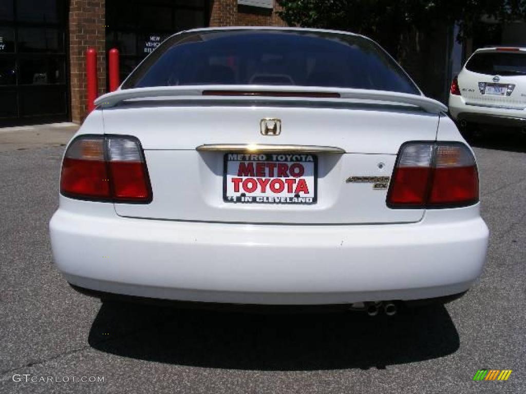 1997 Accord EX Coupe - Frost White / Ivory photo #4