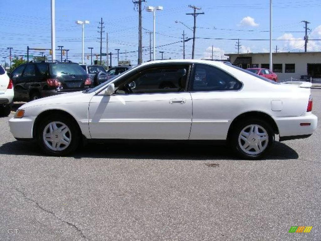 1997 Accord EX Coupe - Frost White / Ivory photo #6