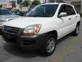 2007 Clear White Kia Sportage LX  photo #1