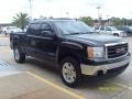 2007 Onyx Black GMC Sierra 1500 SLT Crew Cab 4x4  photo #5