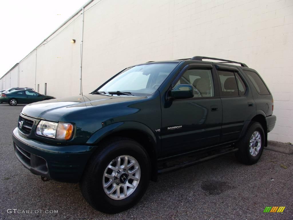 2000 Passport EX 4x4 - Huntsman Green Metallic / Beige photo #6