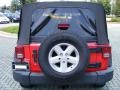 2007 Flame Red Jeep Wrangler Unlimited X  photo #4