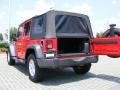 2007 Flame Red Jeep Wrangler Unlimited X  photo #16