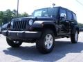 2009 Black Jeep Wrangler Unlimited X 4x4  photo #4