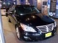 2009 Black Noir Pearl Hyundai Genesis 4.6 Sedan  photo #5