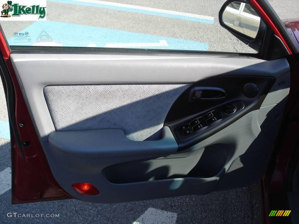 2004 Elantra GLS Sedan - Crimson Dark Red / Gray photo #6