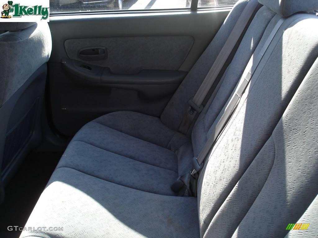 2004 Elantra GLS Sedan - Crimson Dark Red / Gray photo #12