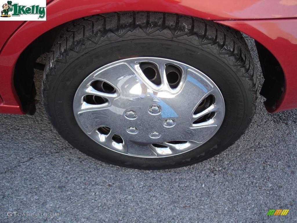 2004 Elantra GLS Sedan - Crimson Dark Red / Gray photo #13