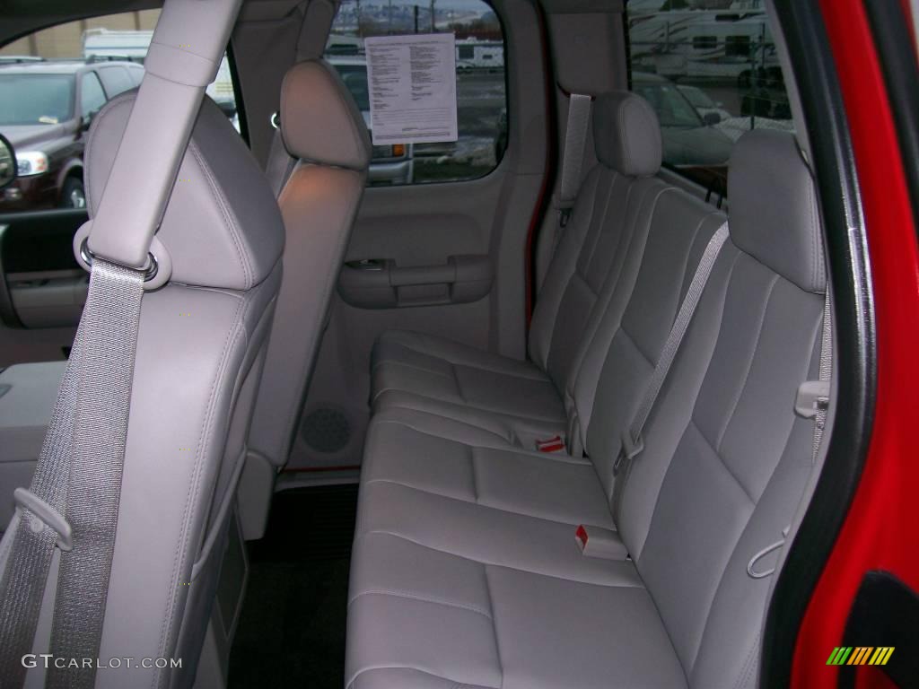 2008 Silverado 1500 Z71 Extended Cab 4x4 - Victory Red / Light Titanium/Ebony Accents photo #5