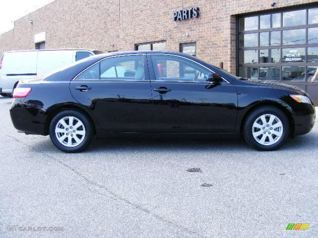 2007 Camry XLE V6 - Black / Ash photo #2