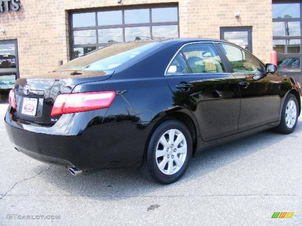 2007 Camry XLE V6 - Black / Ash photo #3