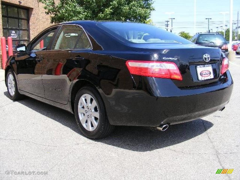 2007 Camry XLE V6 - Black / Ash photo #5
