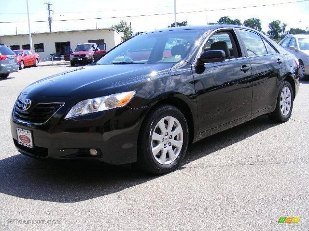 2007 Camry XLE V6 - Black / Ash photo #7
