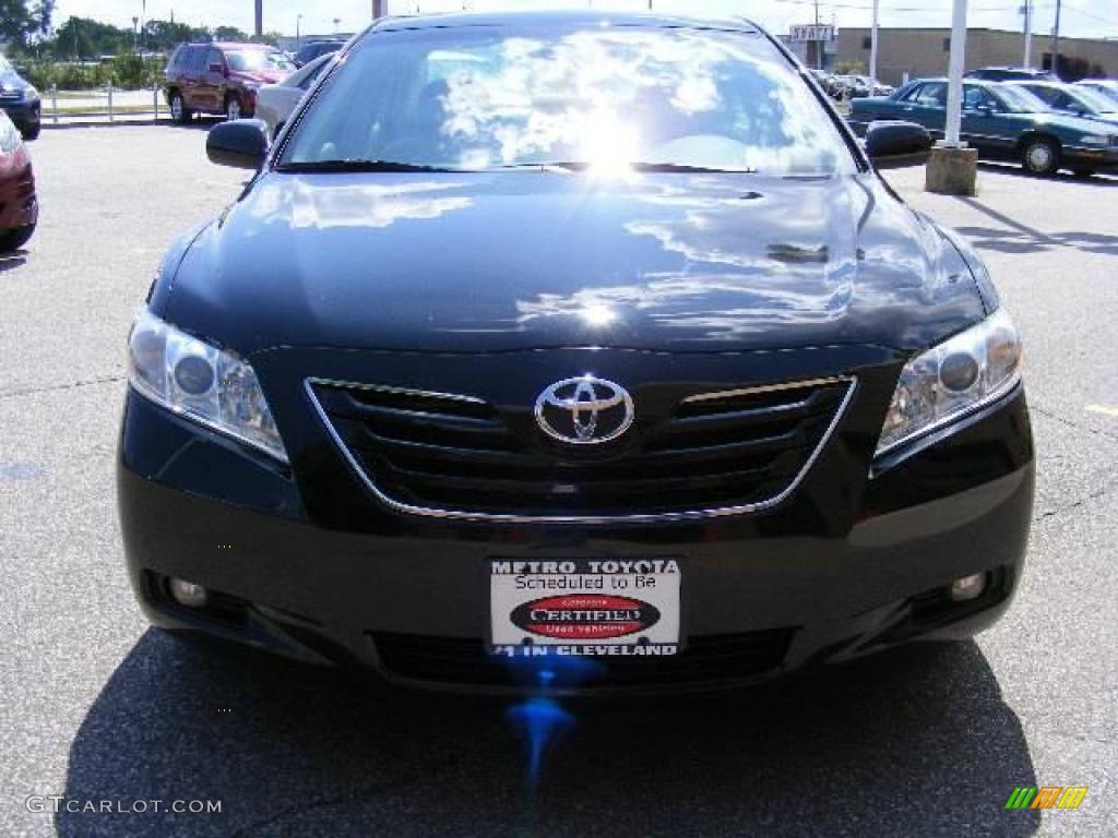 2007 Camry XLE V6 - Black / Ash photo #8