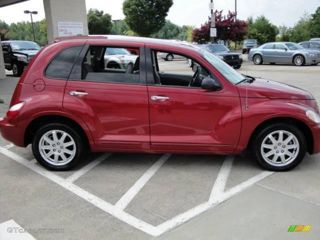 2007 PT Cruiser Touring - Inferno Red Crystal Pearl / Pastel Slate Gray photo #2