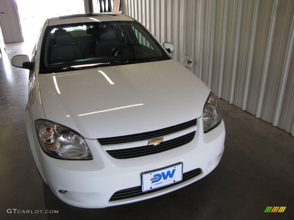 2008 Cobalt Sport Sedan - Summit White / Gray photo #5