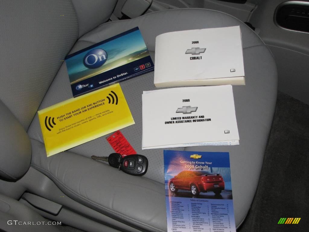 2008 Cobalt Sport Sedan - Summit White / Gray photo #16