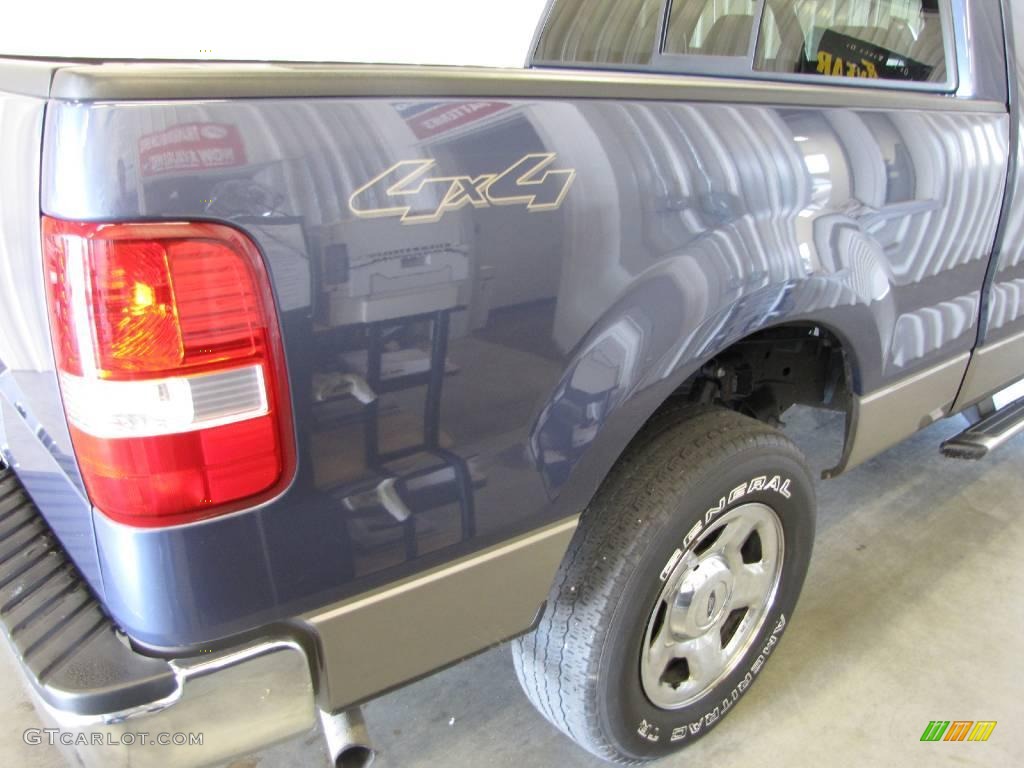 2006 F150 XLT SuperCab 4x4 - Medium Wedgewood Blue Metallic / Tan photo #6