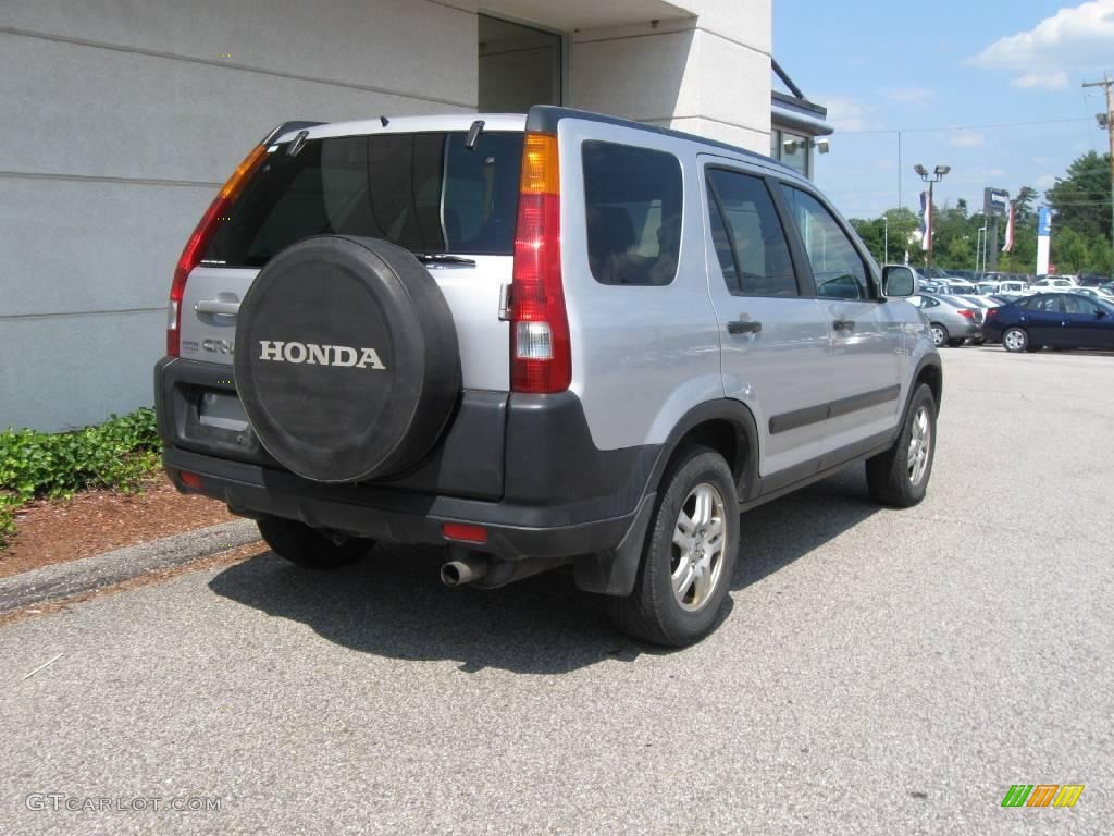 2003 CR-V EX 4WD - Satin Silver Metallic / Black photo #3