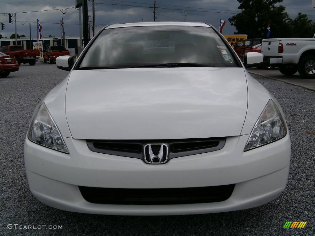 2005 Accord EX-L V6 Sedan - Taffeta White / Ivory photo #8