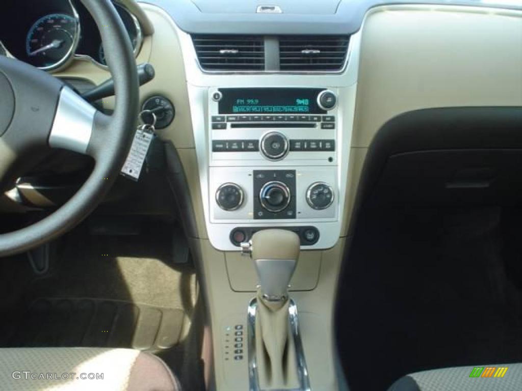 2008 Malibu LS Sedan - White / Cocoa/Cashmere Beige photo #7