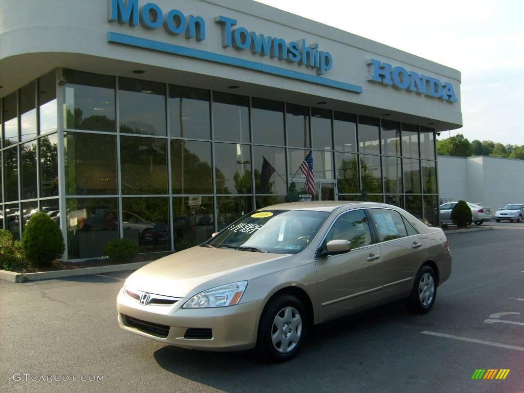 2006 Accord LX Sedan - Desert Mist Metallic / Ivory photo #1