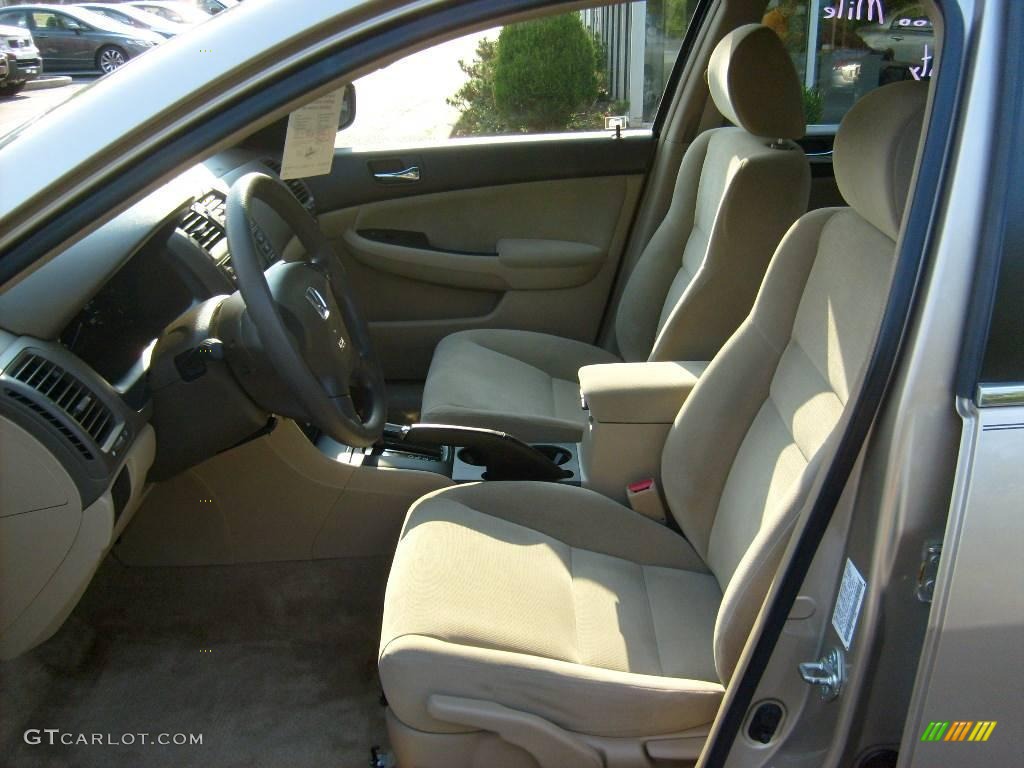 2006 Accord LX Sedan - Desert Mist Metallic / Ivory photo #9