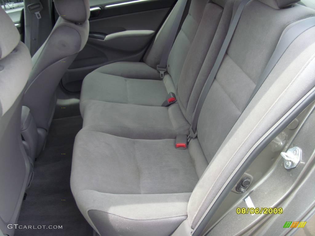 2007 Civic EX Sedan - Galaxy Gray Metallic / Gray photo #12