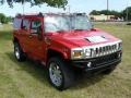 2007 Victory Red Hummer H2 SUV  photo #2