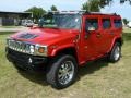 2007 Victory Red Hummer H2 SUV  photo #8