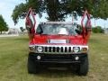 2007 Victory Red Hummer H2 SUV  photo #10